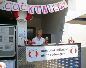 Der Cocktailstand auf dem Marktplatzfest